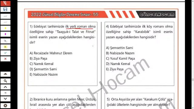GÜNCEL BİLGİLER DENEME SERİSİ 7 (10 ADET DENEME) #KPSS #TYT #AYT #LGS #KPSSCANLIYAYIN #KPSSDENEME