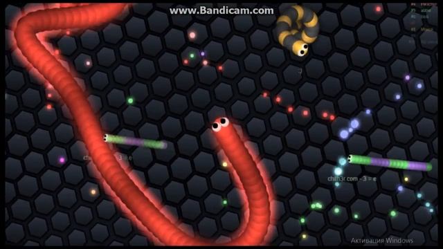 Slither.io Обзор игры. 200 000 К.