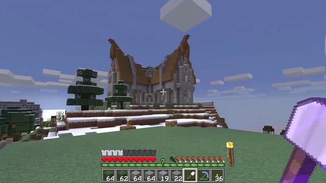 Library Roof & Mini Maze! || Minecraft Kingdomcraft Server || Minecraft Survival SMP (Vanilla) [#8] смотреть онлайн