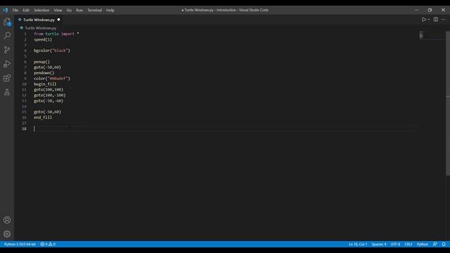 How To Create Windows Logo Using Python | Visual Studio Code | Turtle Graphics смотреть онлайн