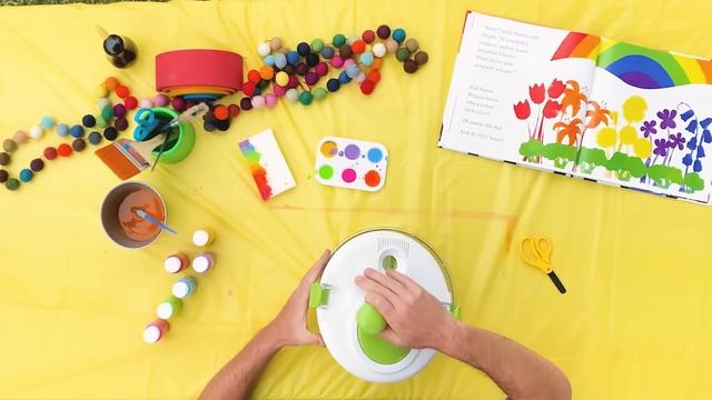 Blippi Creates Spin Art & Paints! | Learns Rainbow Colors For Kids | Educational Videos For Toddler смотреть онлайн