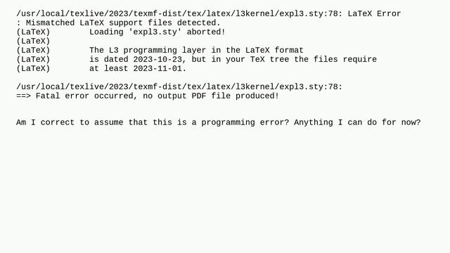 Tex: TL 2023 fontspec fatal error смотреть онлайн