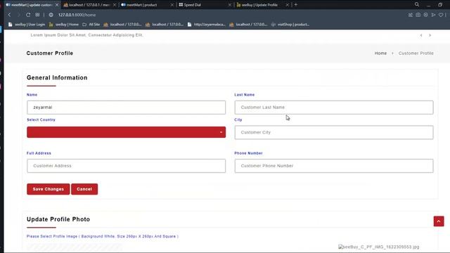 Laravel 10 Ecommerce Project | #20 Create & Add to Cart Link to All Products, Update Profile & Phon смотреть онлайн