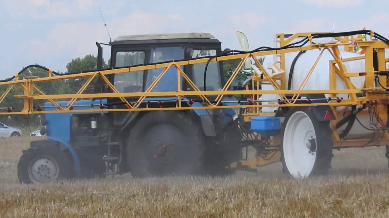 Стабилизация штанги испытания. Опрыскиватель Титан 3000-24 смотреть онлайн