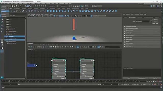 What are nodes and connections in Maya смотреть онлайн