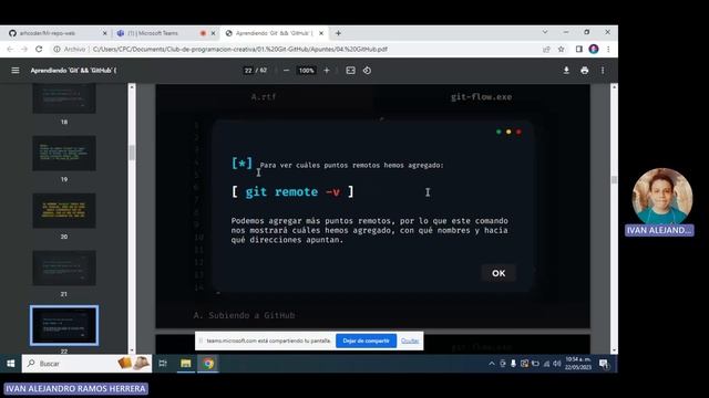 Curso de Git y GitHub básico [18] GIT REMOTE; conectando Git y GitHub смотреть онлайн