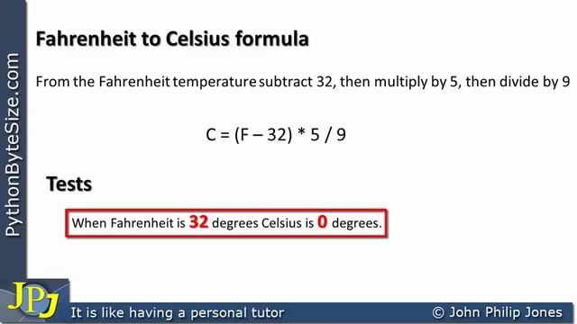 Fahrenheit to Celsius Python GUI смотреть онлайн