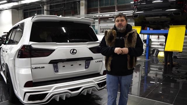 Машина с выставки LEXUS LX 450D в обвесе DOUBLE EIGHT "EIGHT STAR" смотреть онлайн