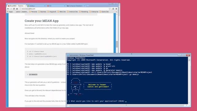Bossable.com - MEAN Stack Tutorial: Getting started for beginners смотреть онлайн