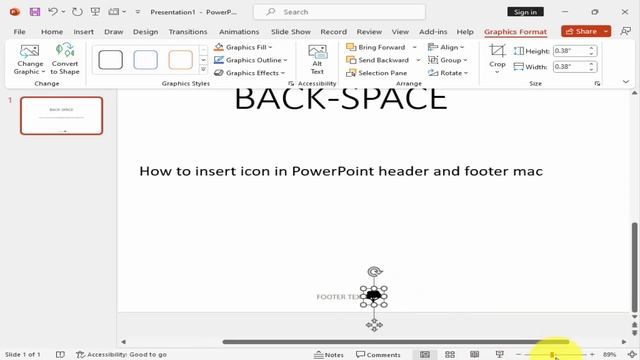 How to insert icon in PowerPoint header and footer mac смотреть онлайн