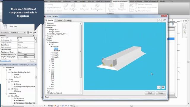 Enhancing the power of Revit MEP - MagiCAD Online MEP content library смотреть онлайн