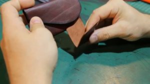 Картхолдер из остатков кожи