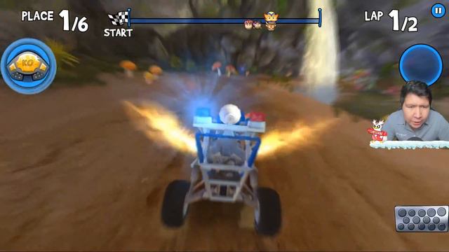EMASIN SEMUA MOBIL! MENUJU 100% BEACH BUGGY RACING #6 смотреть онлайн