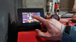 Автоматический котел КТМ 40 с контроллером Biomatic. Емельяново.