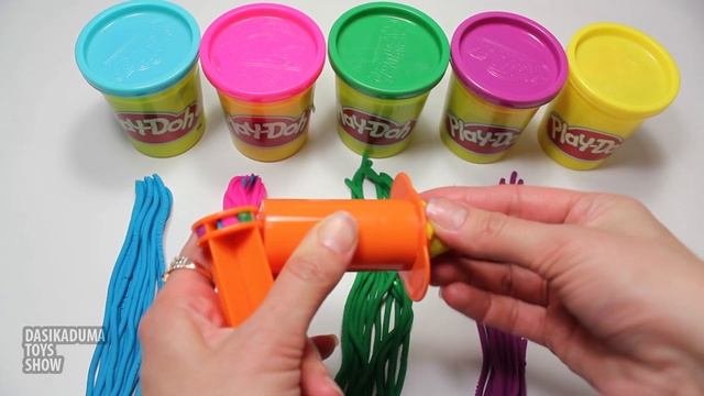 Учим цвета с Плэй Ду. Learn Colors with Play Doh. Обучающее видео. Play-Doh Rainbow. Радуга. смотреть онлайн