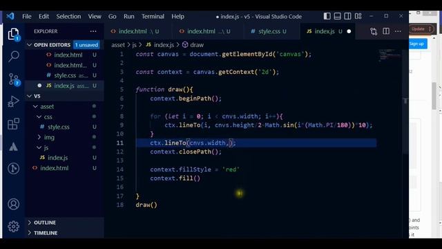Add wave animation to your website using CSS and JS - Practical Javascript (v5) смотреть онлайн