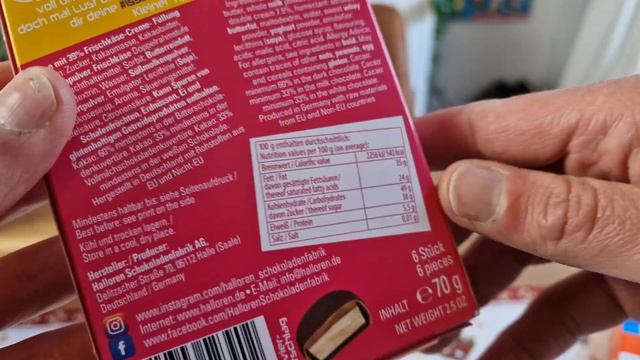 Ich Brauche Einen Eimer Creme: Halloren DasIssEs