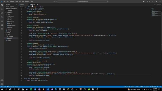 Making a Discord Bot In Python (Part 10: Error Handling) смотреть онлайн