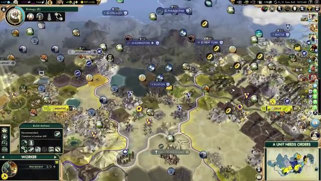 Civ 5 Brave New World Deity - Ep. 12 - Let's Play Egypt смотреть онлайн