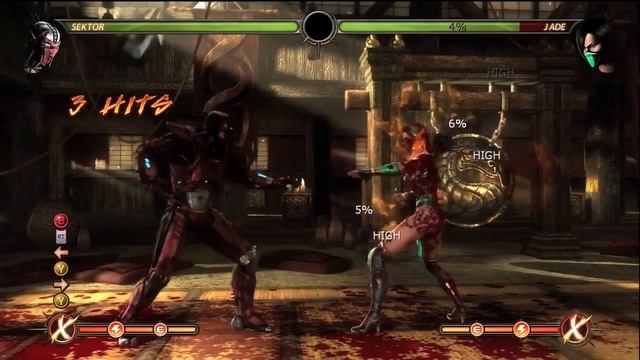 Mortal Kombat 9: Expert Sektor combo's смотреть онлайн