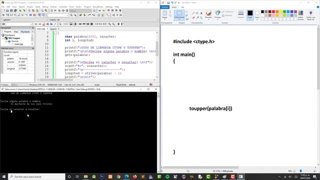 | Librería Ctype.h | Toupper | Lenguaje C++ смотреть онлайн