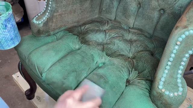 Upholstery vs Painting. The Green Velvet Chair смотреть онлайн