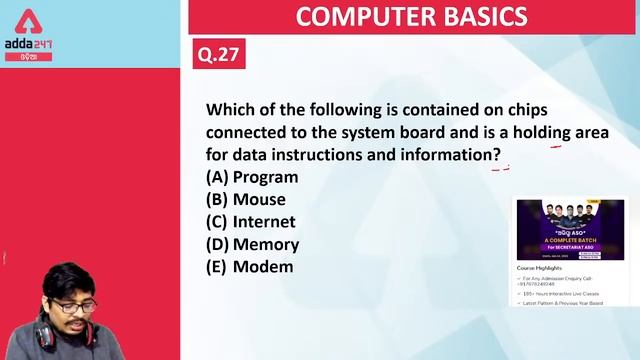 OSSSC ARI, Amin ,SFS EXAM II Computer Windows MOCK II Adda247 Odia смотреть онлайн