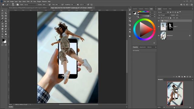 Montagem SAINDO DO CELULAR com Photoshop смотреть онлайн