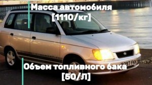 Технические характеристики Daihatsu pyzar
