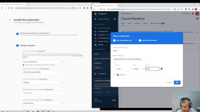 Firebase Extensions. Delete User Data смотреть онлайн
