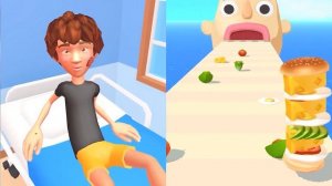 Parasite Cleaner MIX Earwax Clinic и Sandwich Runner  прохождение, геймплей и новые уровни