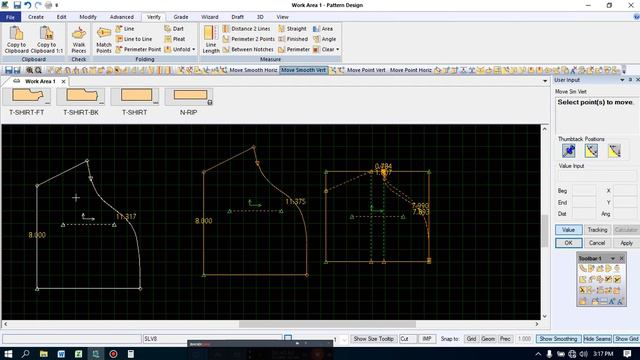 Garments pattern making│How to make your first T-Shirt Pattern using Gerber CAD software. смотреть онлайн