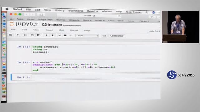 GR: Plotting with Python or Julia | SciPy 2016 | Josef Heinen смотреть онлайн