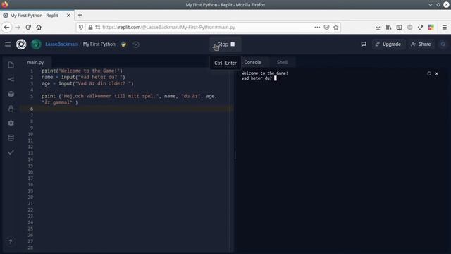 PyThon På Svenska 05 (projekt i samarbete med Alex) смотреть онлайн