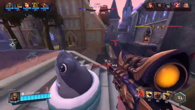 I USED STRIX, BUT I ONLY NO SCOPED... | Paladins Strix Gameplay смотреть онлайн