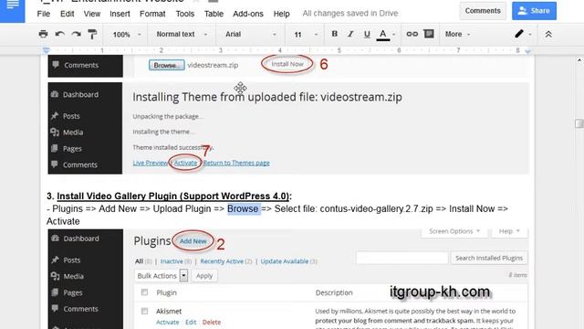 Wordpress# Install Video Gallery Plugin in WordPress смотреть онлайн