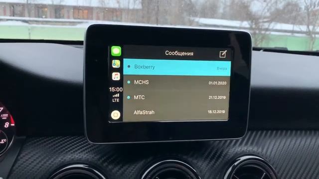 Установка Apple CarPlay в Mercedes-Benz