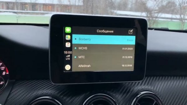 Установка Apple CarPlay в Mercedes-Benz
