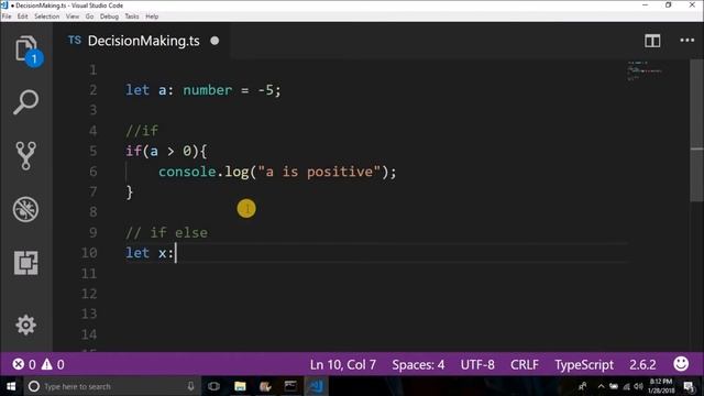 #4 TypeScript Tutorial for Beginners - if else смотреть онлайн