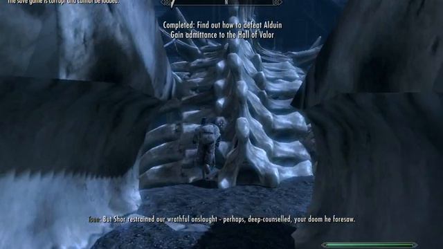 Skyrim: Whalebone Bridge, Skipping fight with Tsun ( Results in death by lightning bolts ) смотреть онлайн