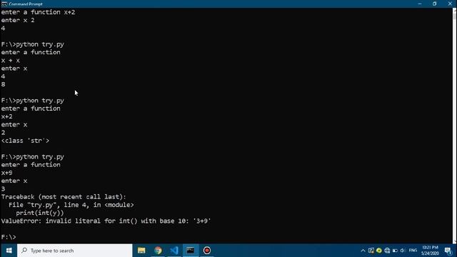 عمل عمليات حسابية علي النصوص ببايثون || python eval function make math operation on strings смотреть онлайн
