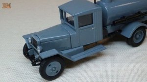 АСМ на базе УралЗИС-5В, Наш Автопром 1/43, ассенизаторская машина масштабная модель, распаковка
