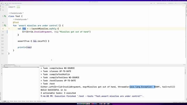 Utilizando Kotlin e Arrow para lidar com erros em nossos programas - Parte 3 Exceptions смотреть онлайн