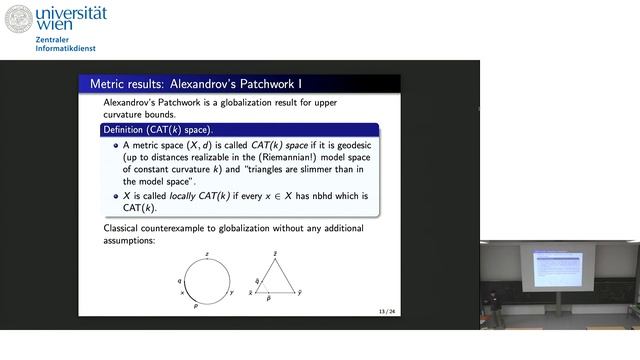 Felix Rott - Alexandrov's Patchwork and the Bonnet Myers theorem for Lorentzian length spaces смотреть онлайн