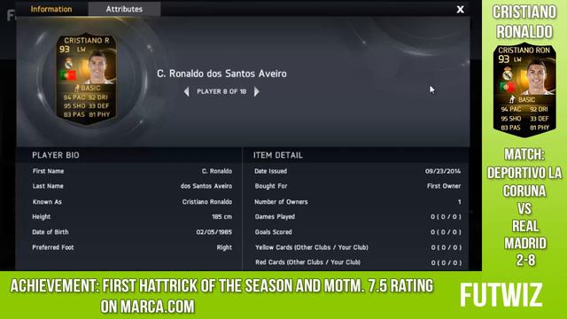 FIFA 15 | FUTWIZ Team of the Week Prediction | Week 2 (September 24th - October 1st) смотреть онлайн