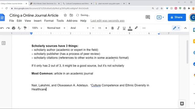 How to Cite an Academic Journal Article in MLA смотреть онлайн