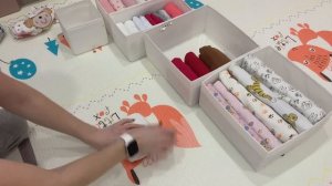 ОРГАНИЗАЦИЯ И ХРАНЕНИЕ ДЕТСКИХ ВЕЩЕЙ В КОМОДЕ🧸 Как я складываю детские вещи?