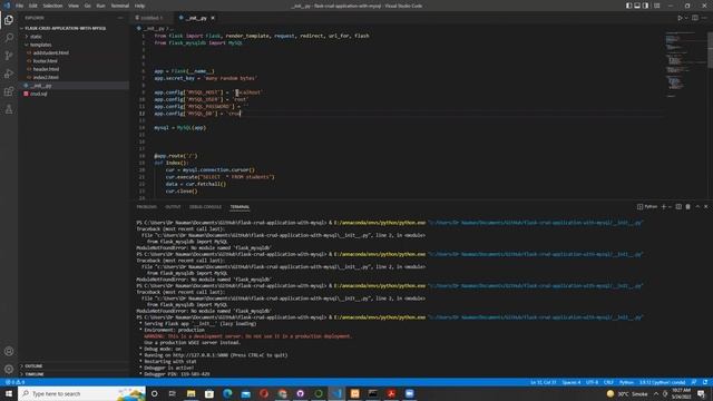 Flask - Basic CRUD Application with MySQL - Part 1 - Urdu смотреть онлайн