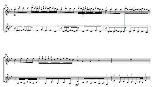 Invention in B-flat major by Dmitry Teslov. Video Score. Sensation! смотреть онлайн