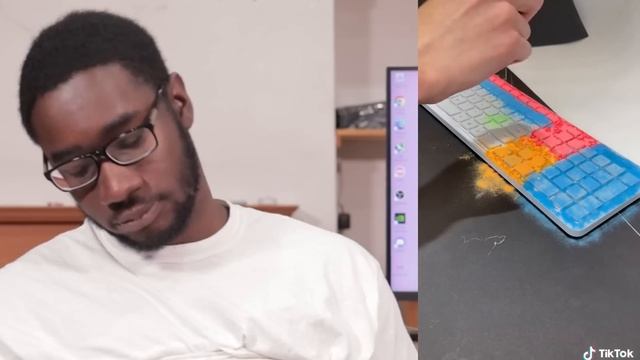 Reacting to INSANE Keyboard Tiktoks... смотреть онлайн